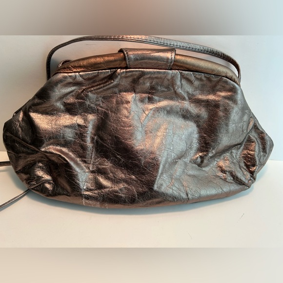 Bags by Pinky Vintage Metallic Leather Crossbody Bag - Picture 3 of 15